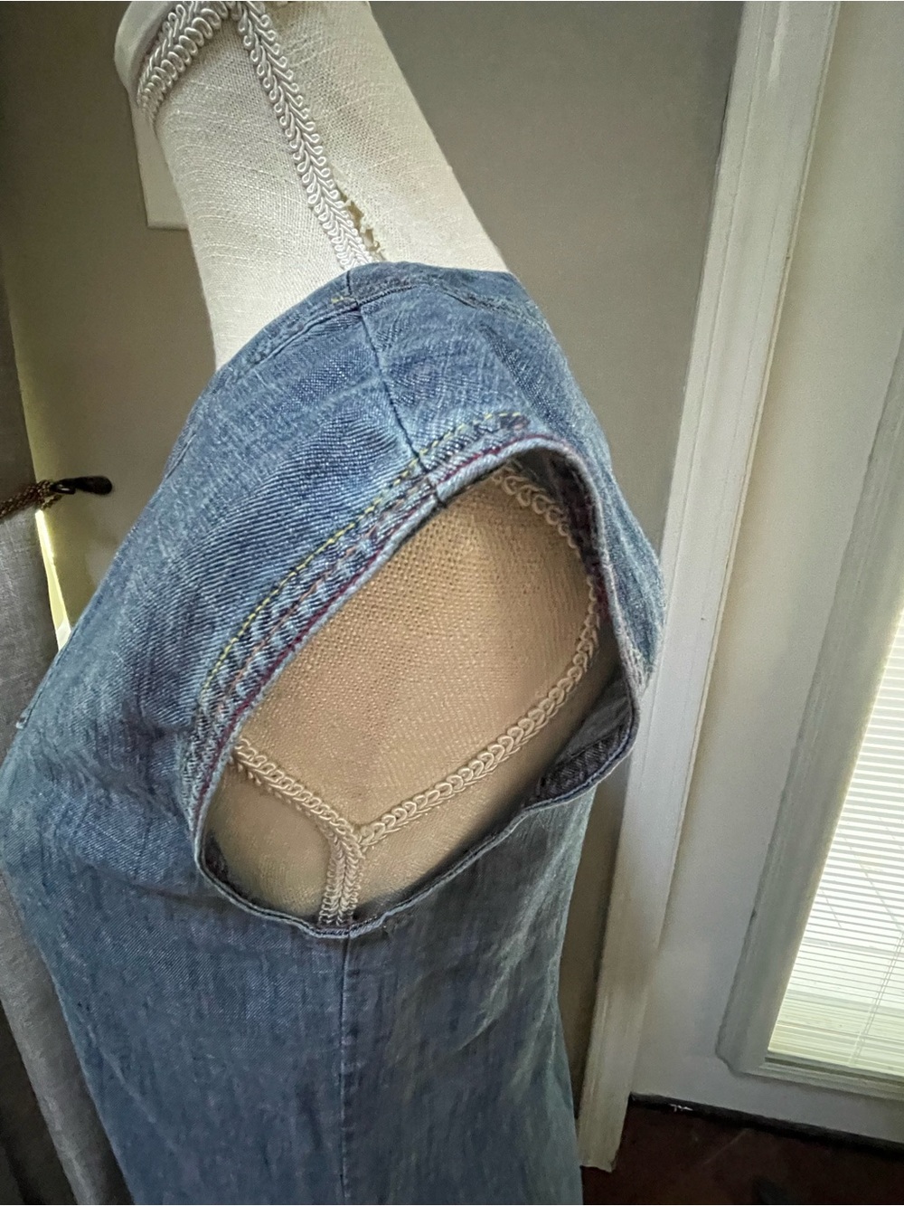 Hot Style Denim Dress Trina Turk Mini Dress - Picture 6 of 11